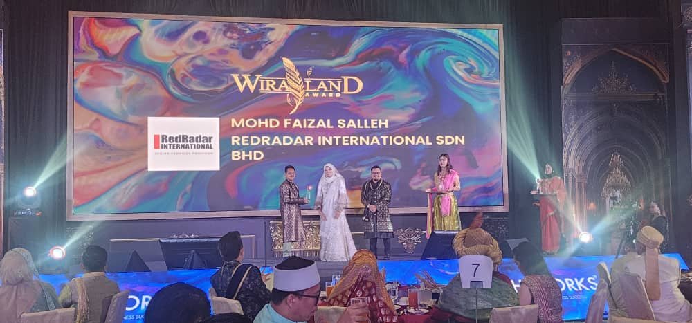 Pencapaian CEO RedRadar: Wiraland Awards 2024